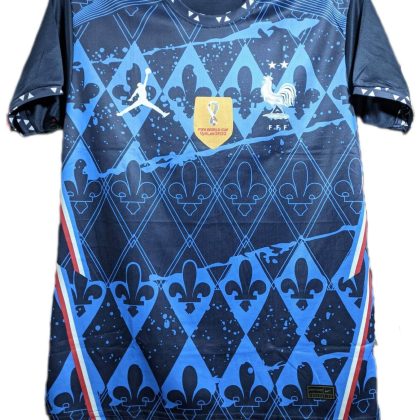 France Short Sleeve Polyester New Trendy Football Jersey 2022-2023(L)