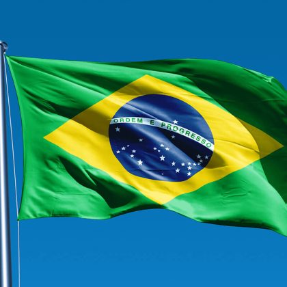 Brazil National Flag -(4x 2.5 Feet)